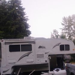 2007 Snow River Truck Camper W/ Slide Out