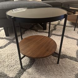 Vitri Article Side Table Or Night Stand- Modern/ Minimalist