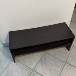 Shoe rack dark brown wood