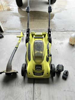 Ryobi 40v Lawn mower And Trimmer