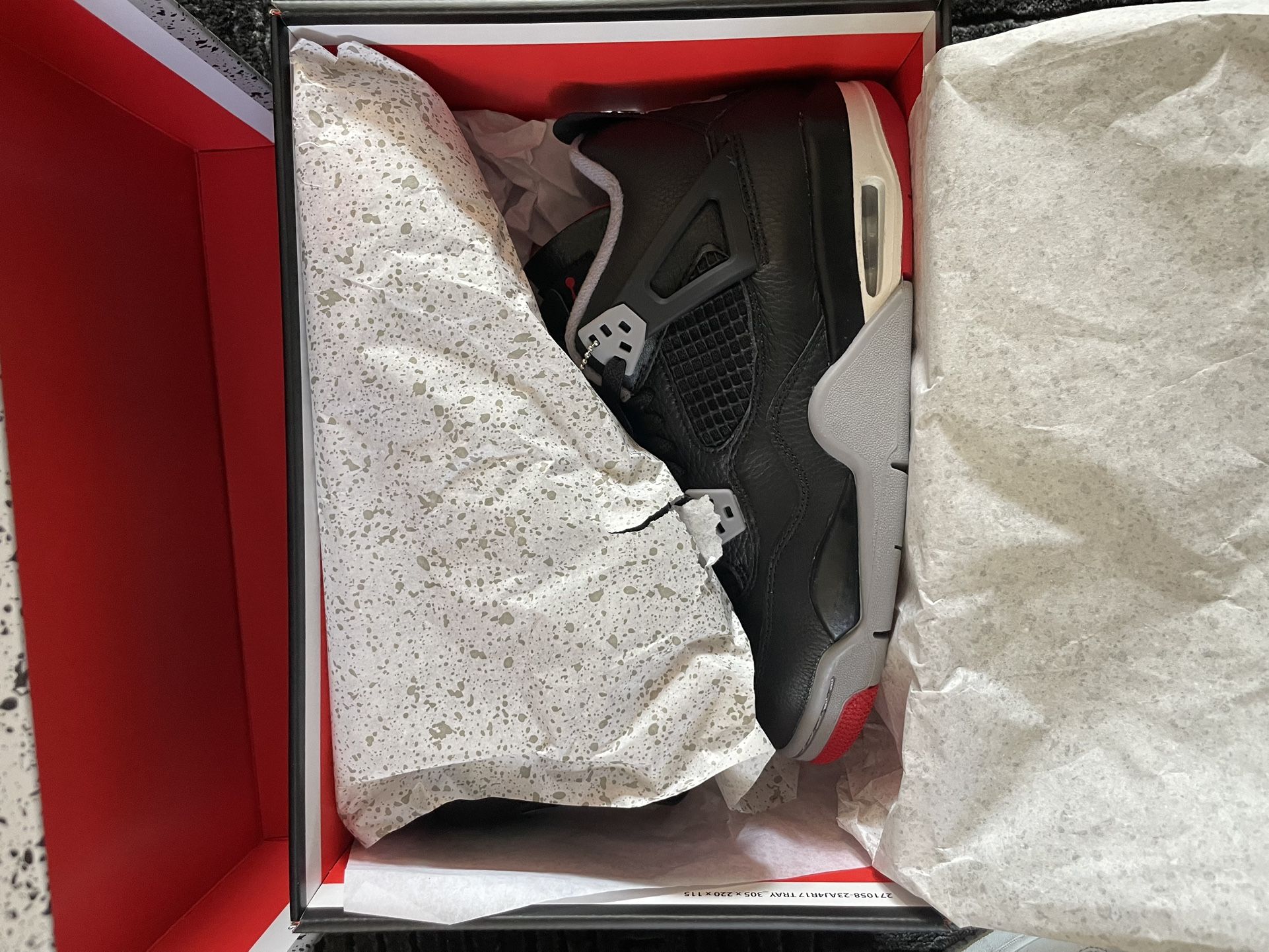 Air Jordan Bred 4 Size 10