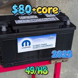 Car Battery Group Size 49/H8