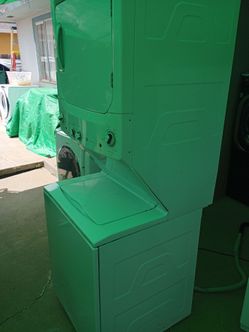 Washer and electric dryer