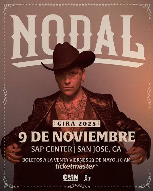CHRISTIAN NODAL, SAP CENTER, VIP 11/9/25