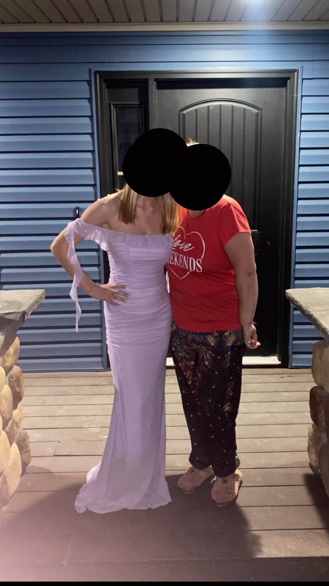 Pinkish Purple Tight Prom Dress