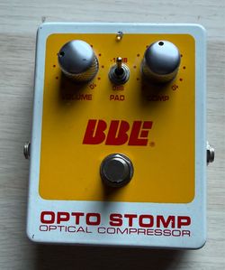 BBE Opto Stomp Optical Compressor Guitar Pedal