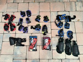 Assorted Skating Wrist,  Arm & Knees & Soccer Knee  Pads