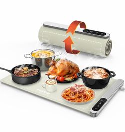 Food Warming Mat, Upgrade High-tech Heating System, Fast Full Surface