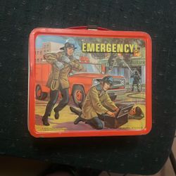 1973 Emergency TV Show Aladdin Metal Lunch Box 12 Inch