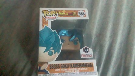 Pop dragon ball super ssgss goku kamehameha chalice collectibles exclusive