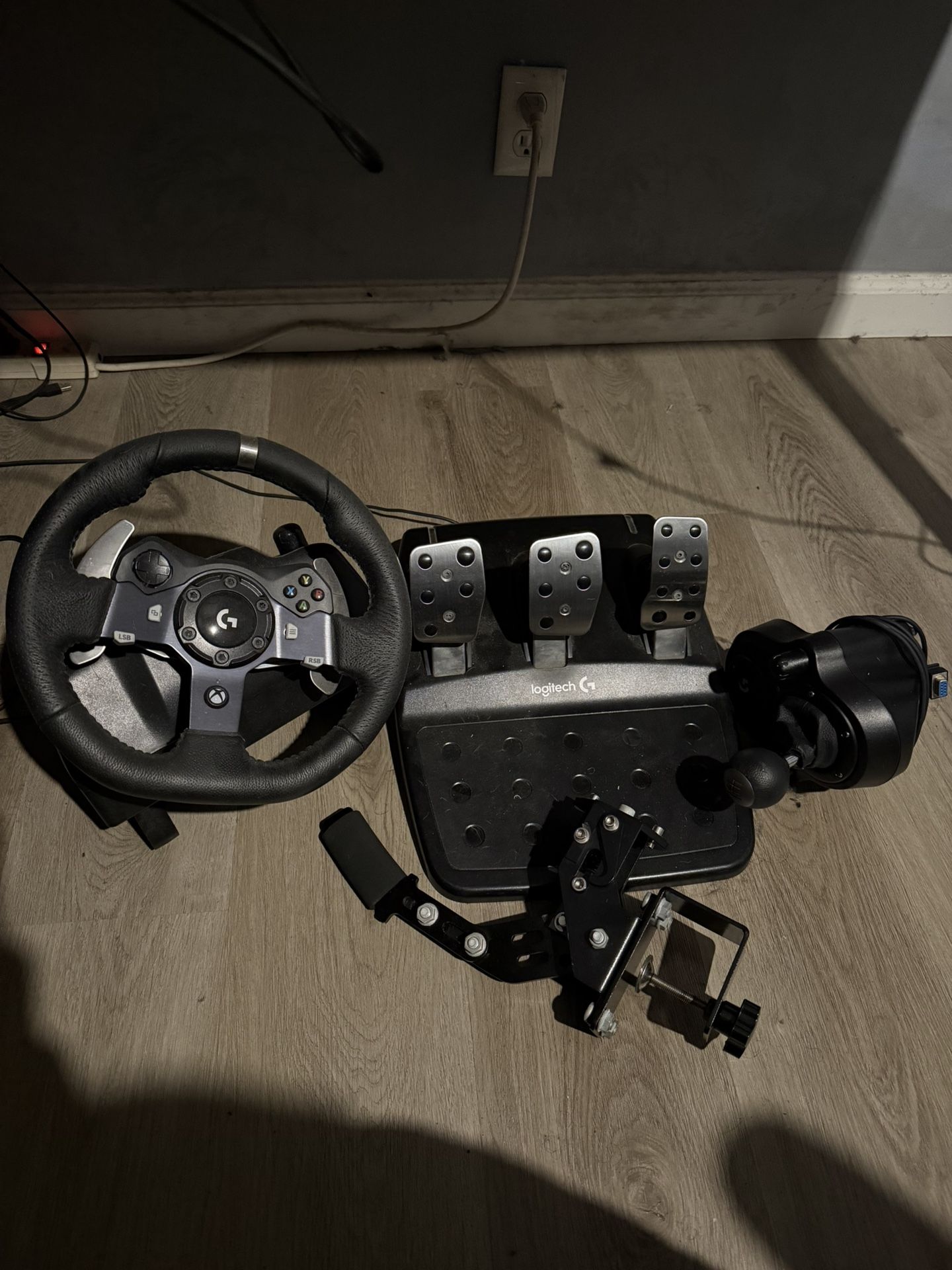 Logitech Steering Wheel And Pedals