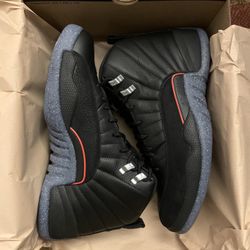Rare Size 9 Nike Air Jordan 12 Retro Utility Black Bright Crimson Deadstock 2021