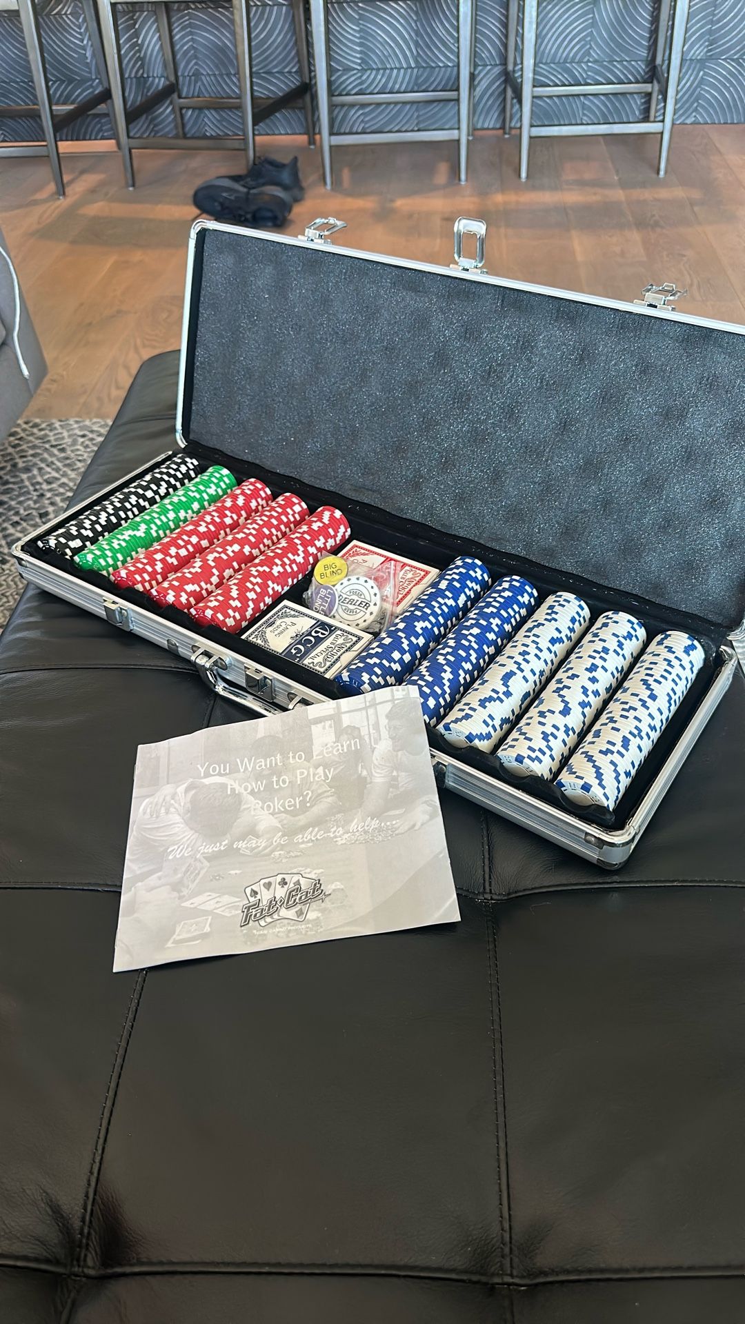 Poker Set w/500 Chips & Case