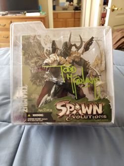 McFarlane Spawn Evolutions Series THAMUZ Series-29 MINT (2006) Signed by Tod McFarlane