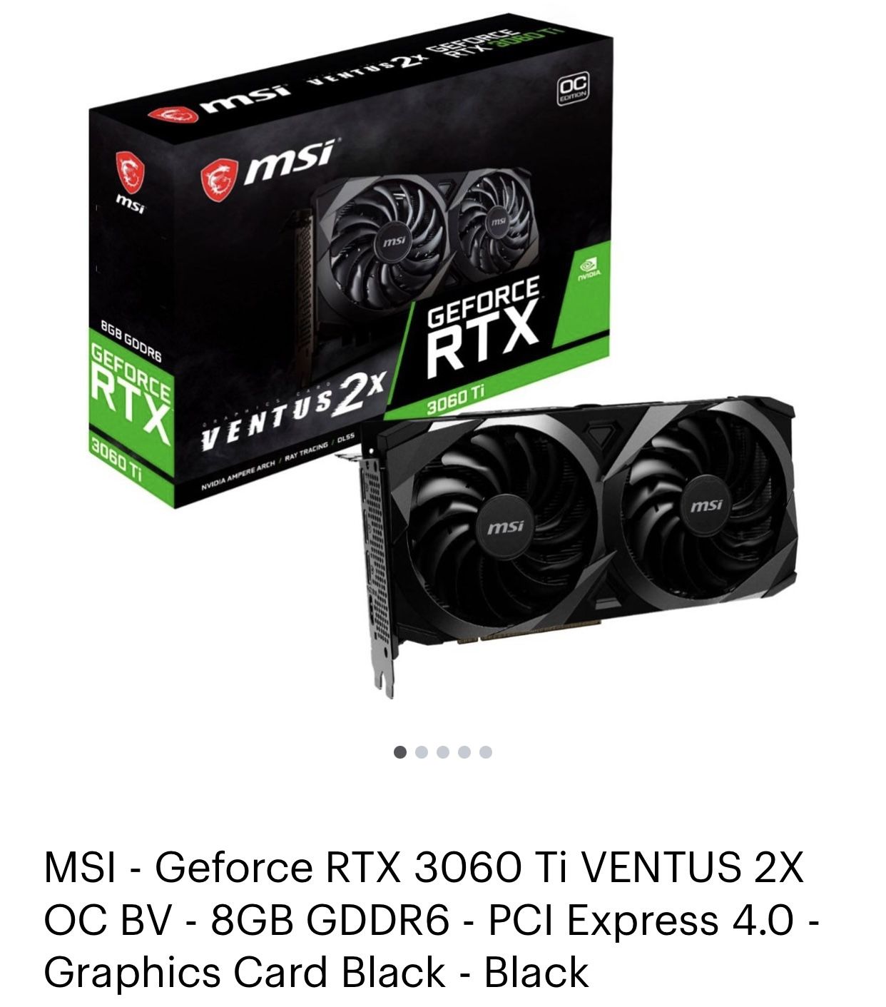 MSI RTX 3060 Ti