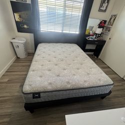 Queen Size Mattress + Bed Frame – Great Condition