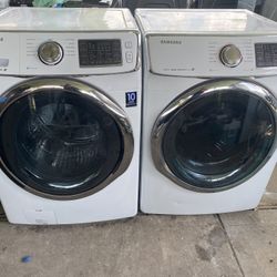 Samsung Front Load Washer And Electric Dryer