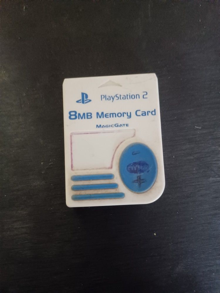 PS2 WHITE MEMORY CARD $25 FINAL PRICE SAME DAY SHIPPING