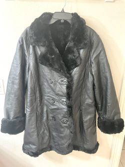 Leather Coat Size XXL
