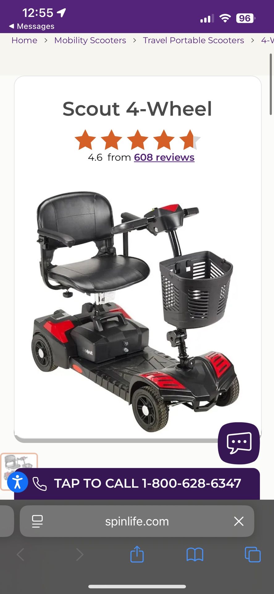 Seated Scooter