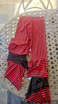 Small women pirate Halloween Costume pant size small