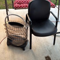 Silla Y Porta Pintura De Manicura 