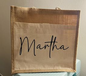 Custom Tote Bag With Canvas pocket