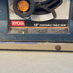 RYOBI 10” Portable Table Saw