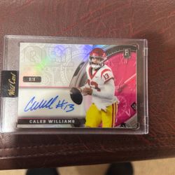 Caleb William 1:1 Auto Rookie Card