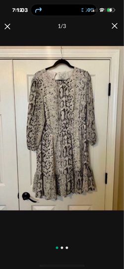 J crew reptile dress