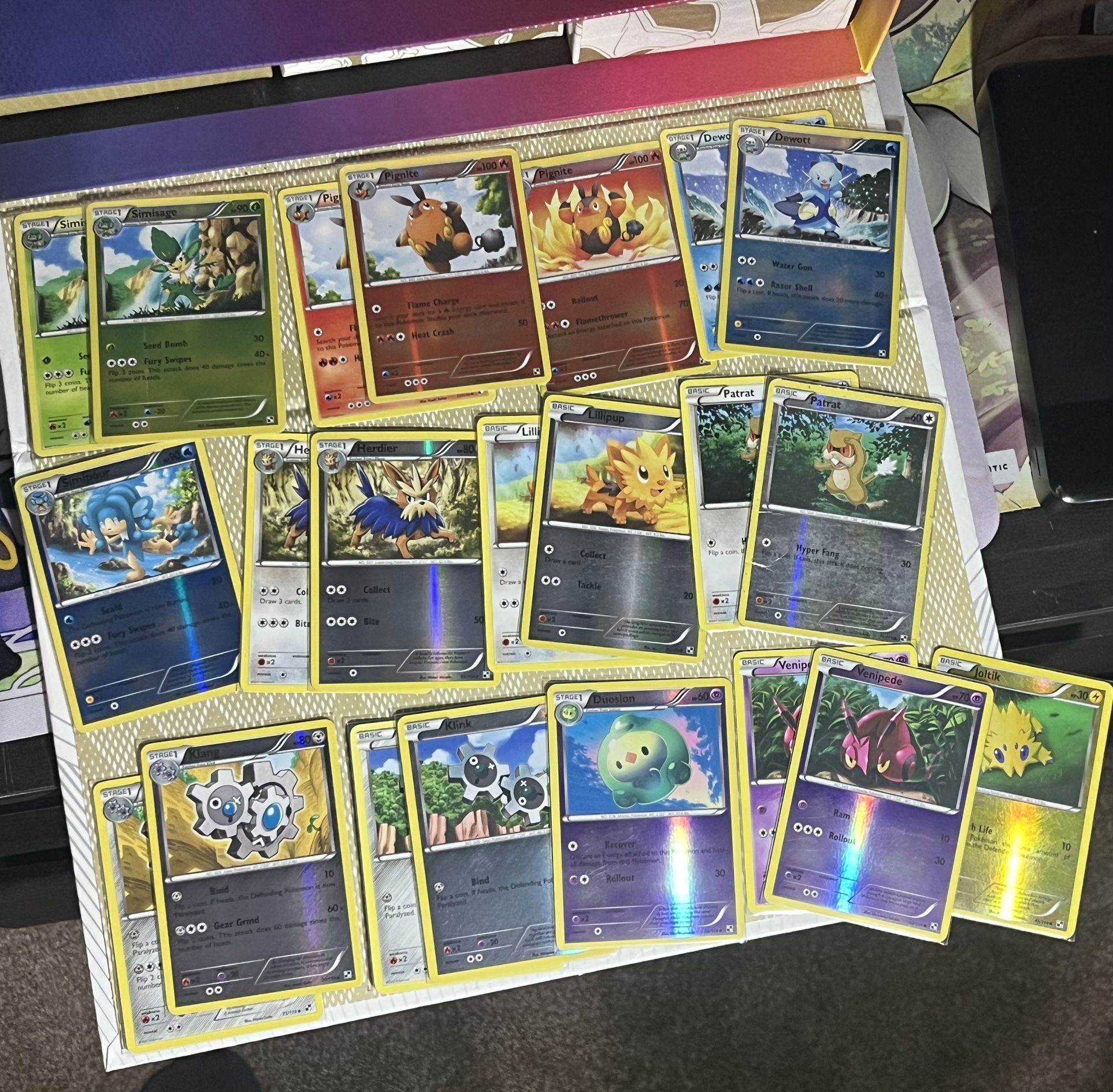 Pokemon Cards - Black And White 