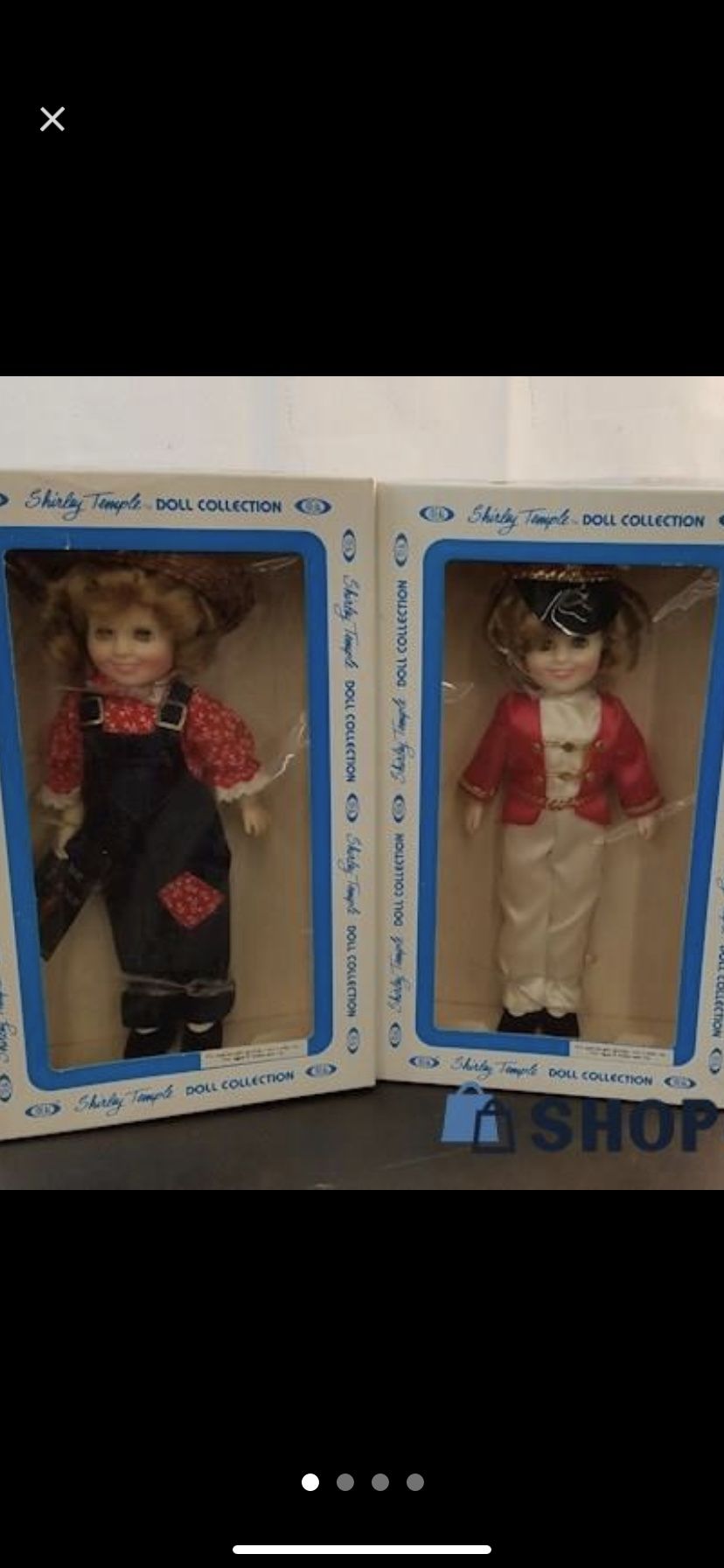 2 Vintage Shirley Temple Dolls In Boxes!!!!