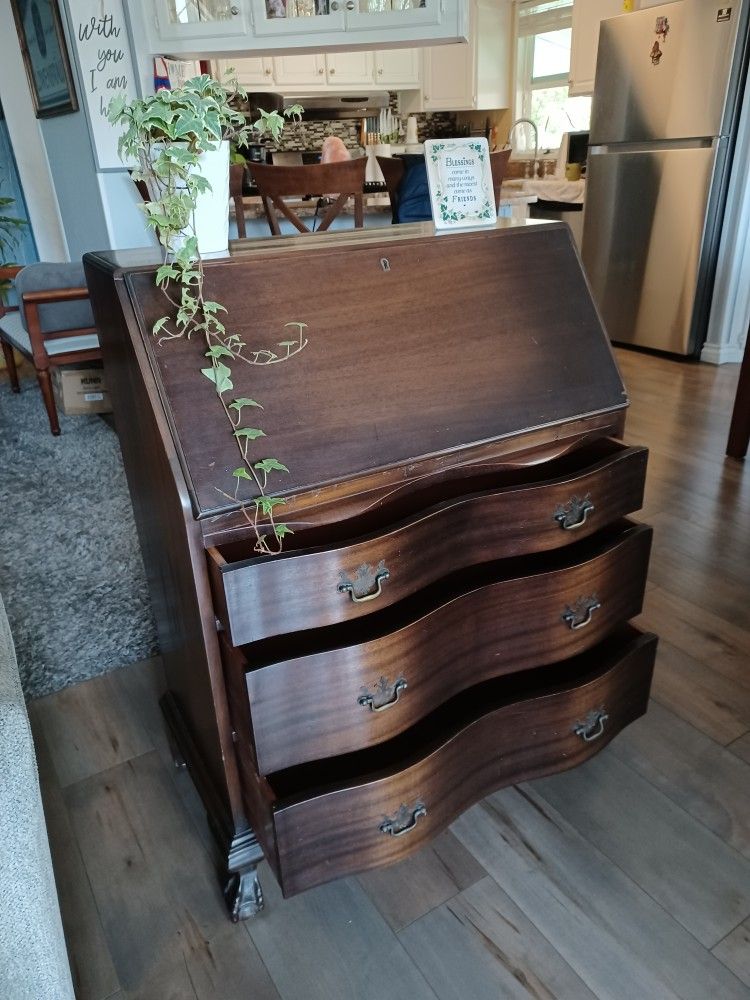 ☀️Antique Tiny Colonial Secretary Desk In Excellent Condition 