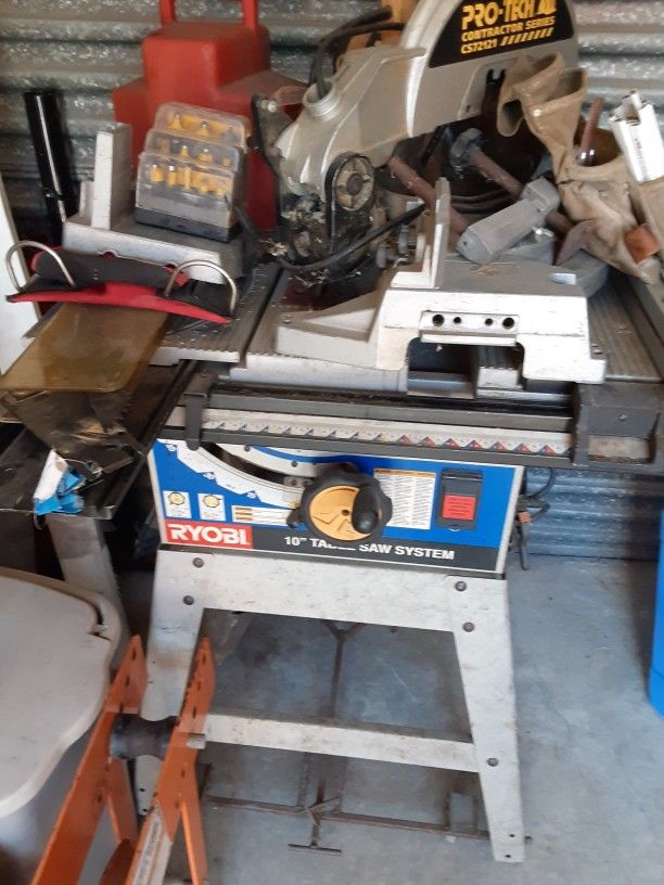 10 Inch Table Saw, Saws, Router,Sanders