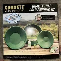 Never Used Garrett Gravity Trap Gold Panning Kit