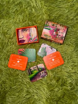 Bohemian Spiritual Affirmation Cards Decor