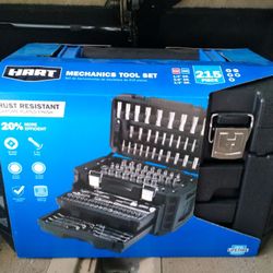 Brand New Hart 215 Piece Mechanics Tool Set 