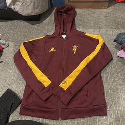 ASU Jacket Zip Up Adidas Size L