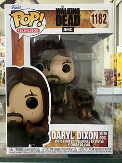 The Walking Dead Daryl Dixon With Dog Pop Funko