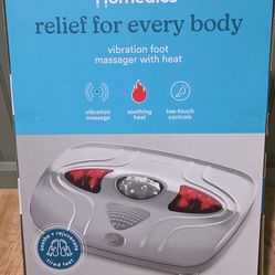 *NEW  Homedics Vibration Foot Massager With Heat
