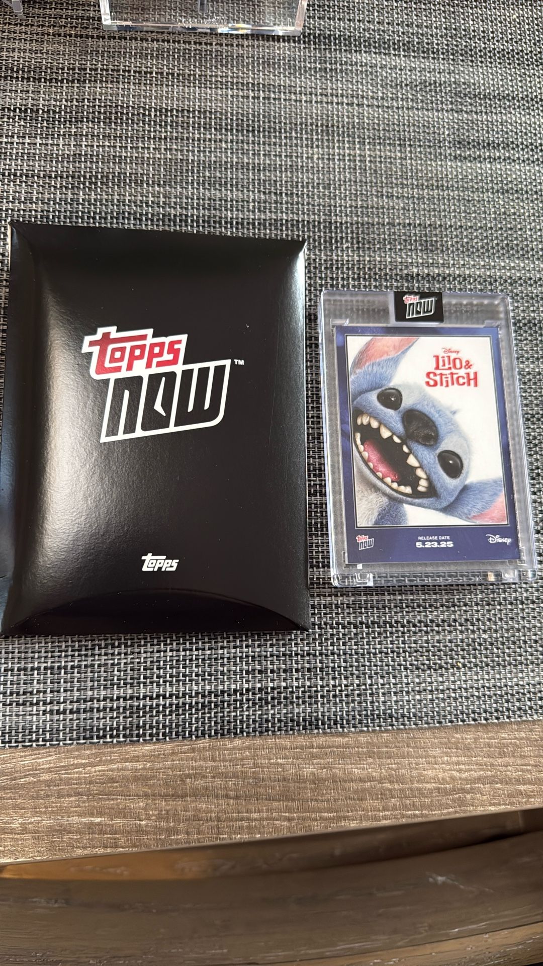 Lilo & Stitch 2025 Disney Topps NOW Lilo & Stitch Encased Card-#LS Disney Movie