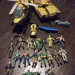 Action Figures Army Men And More