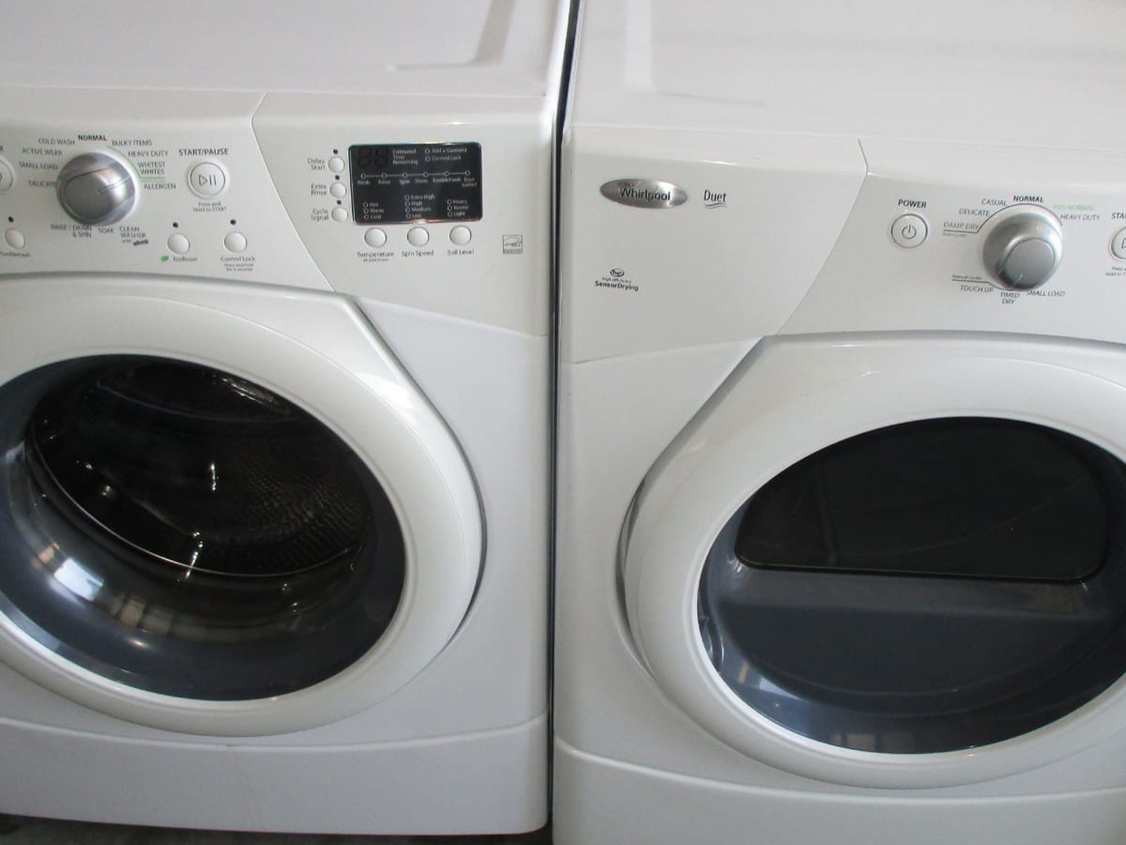 Front Load Whirlpool Duet Washer And Front Load Whirlpool Duet Dryer