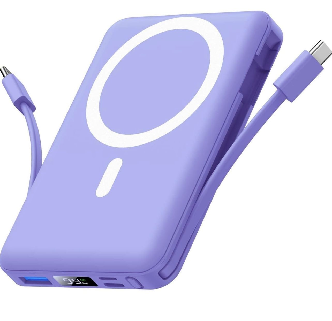 Portable Charger Magnetic And Wires