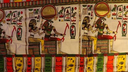 Egyptian fabric.