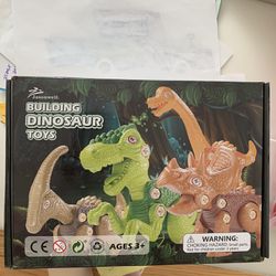 Kids Building Dinosaur Toys