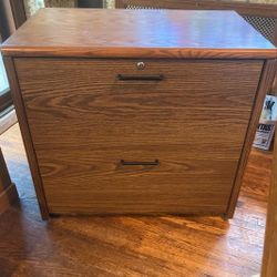 Legal SIZE Wood FILE CABINET EXECUTIVE OFFICE DOUBLE