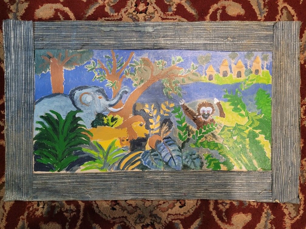 Painting "THE JUNGLE MUNGLE"