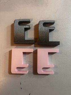 3D Printed Skateboard Wall Holder Set of 2