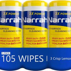 3 Bottles Household Furniture Floor Kitchen Cleaning Wet Wipes Towel 